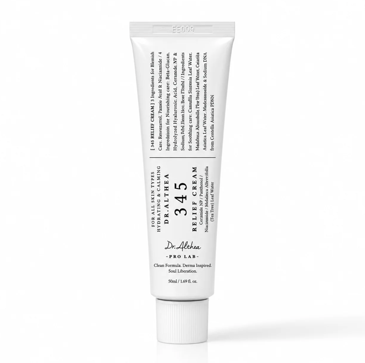 Crème Apaisante 345 Dr. Althea 50 ml — tube blanc sur fond blanc