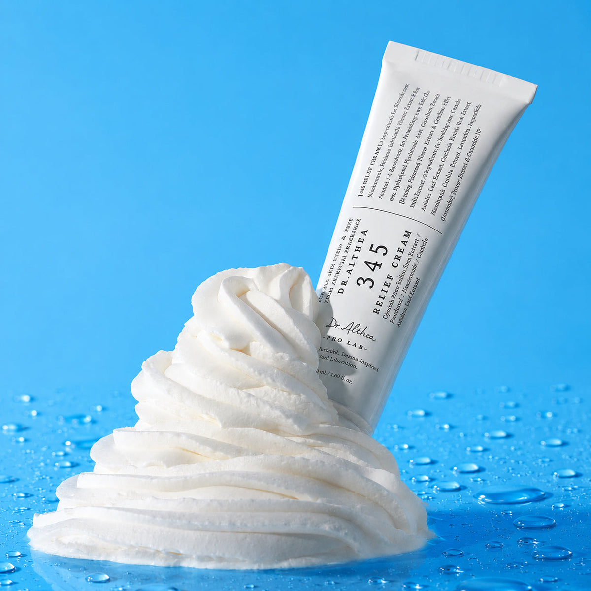 Crème Apaisante 345 Dr. Althea 50 ml — tube et texture crème onctueuse