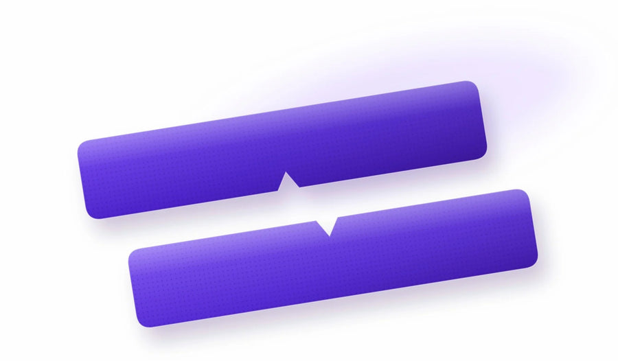 Bandes Dentaires Violettes — Correcteur de Teinte, Sourire Éclatant (7 soins)